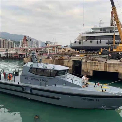 Lanchas patrulleras de la fuerza fronteriza